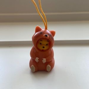 Orange raccoon  peek a pooh